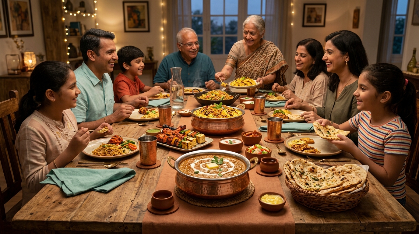 Spice & Brew Family Dining Multi-Cuisine Feast